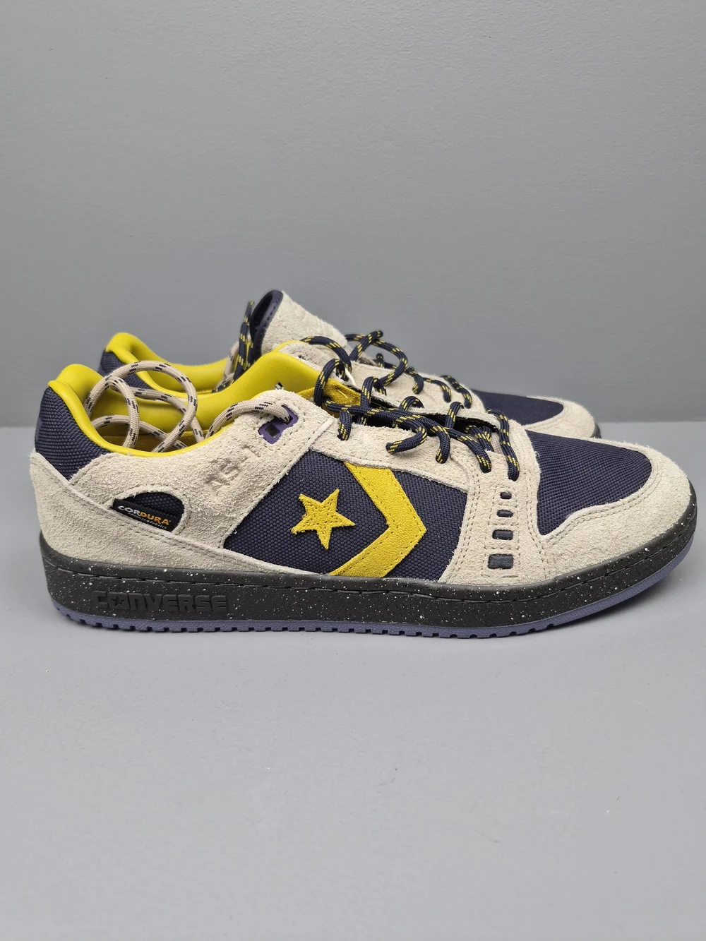 Converse AS-1 Pro by Alexis Sablone Navy/Yellow/Cream Speckled Men's 10.5 - Picture 2 of 10